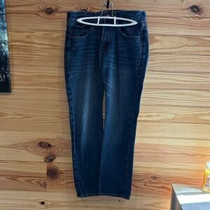 Stylish Dark Blue Men's Straight Jeans